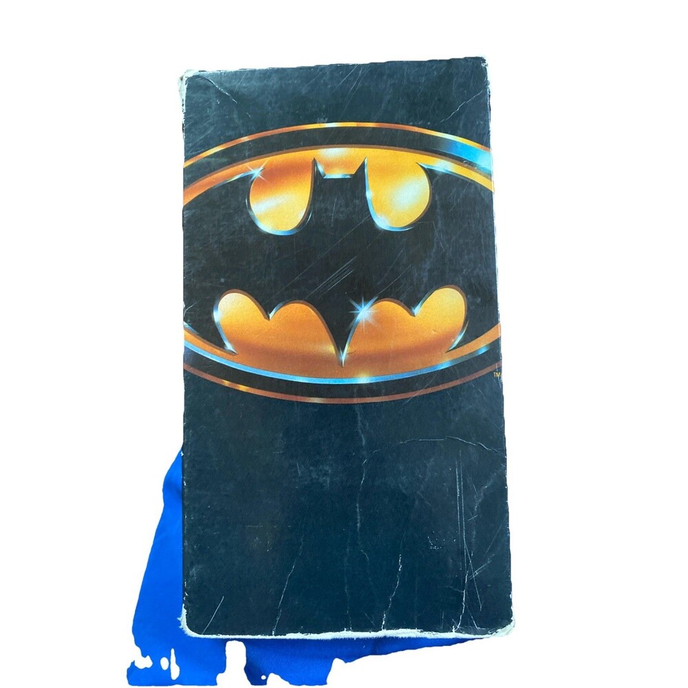 Batman VHS Movie Michael Keaton Jack Nicholson Pre Owned Vintage 1989 Tested